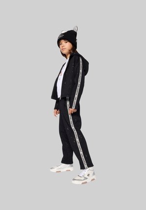 KARL LAGERFELD KIDS, PANTALON DE JOGGING - Broek - noir argent