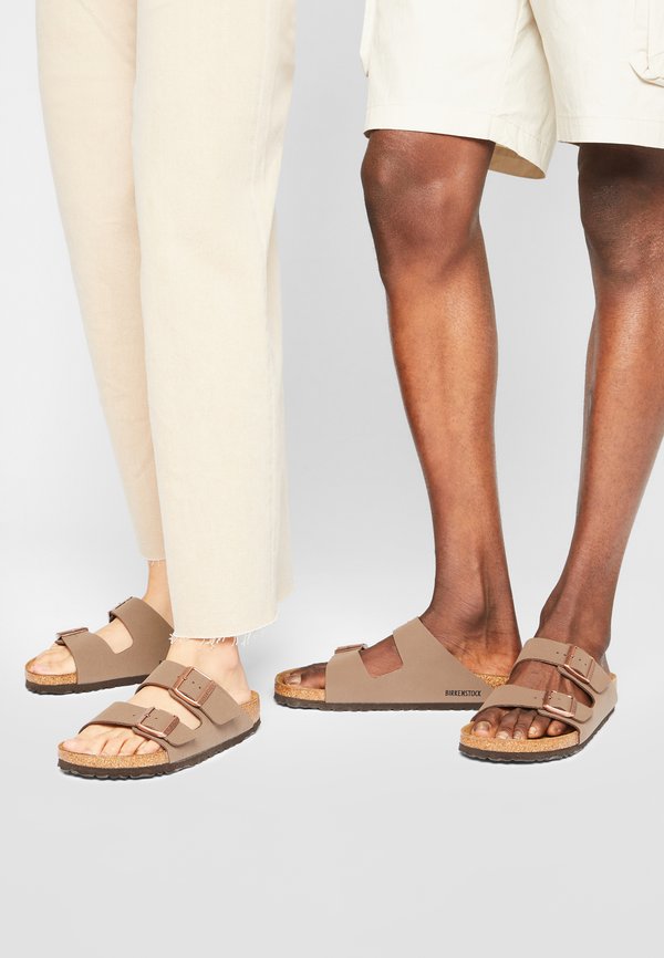 ARIZONA SOFT FOOTBED NARROW FIT - Sandals - mocca