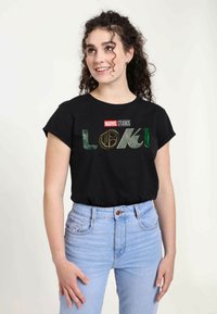 Henry Tiger MARVEL LOKI LOKI LOGO - T-shirt z nadrukiem