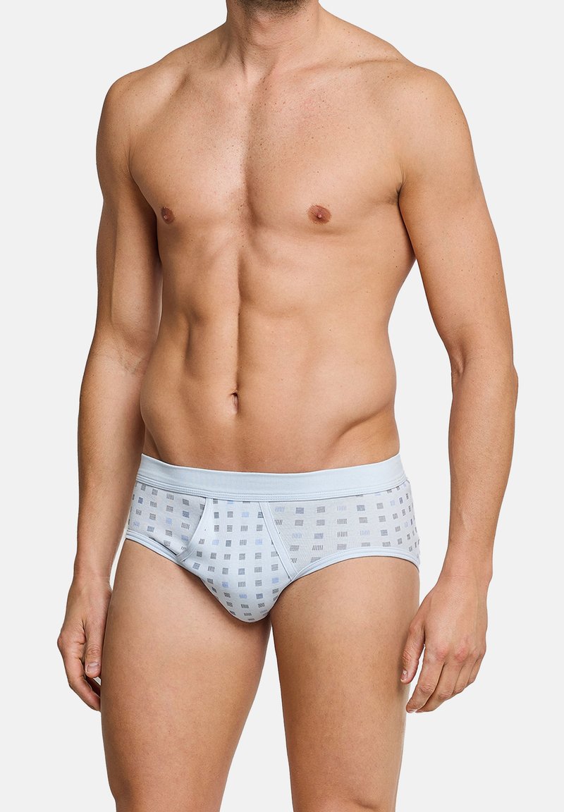 Schiesser 2ER PACK ESSENTIALS - Slip - dunkelblau hellblau