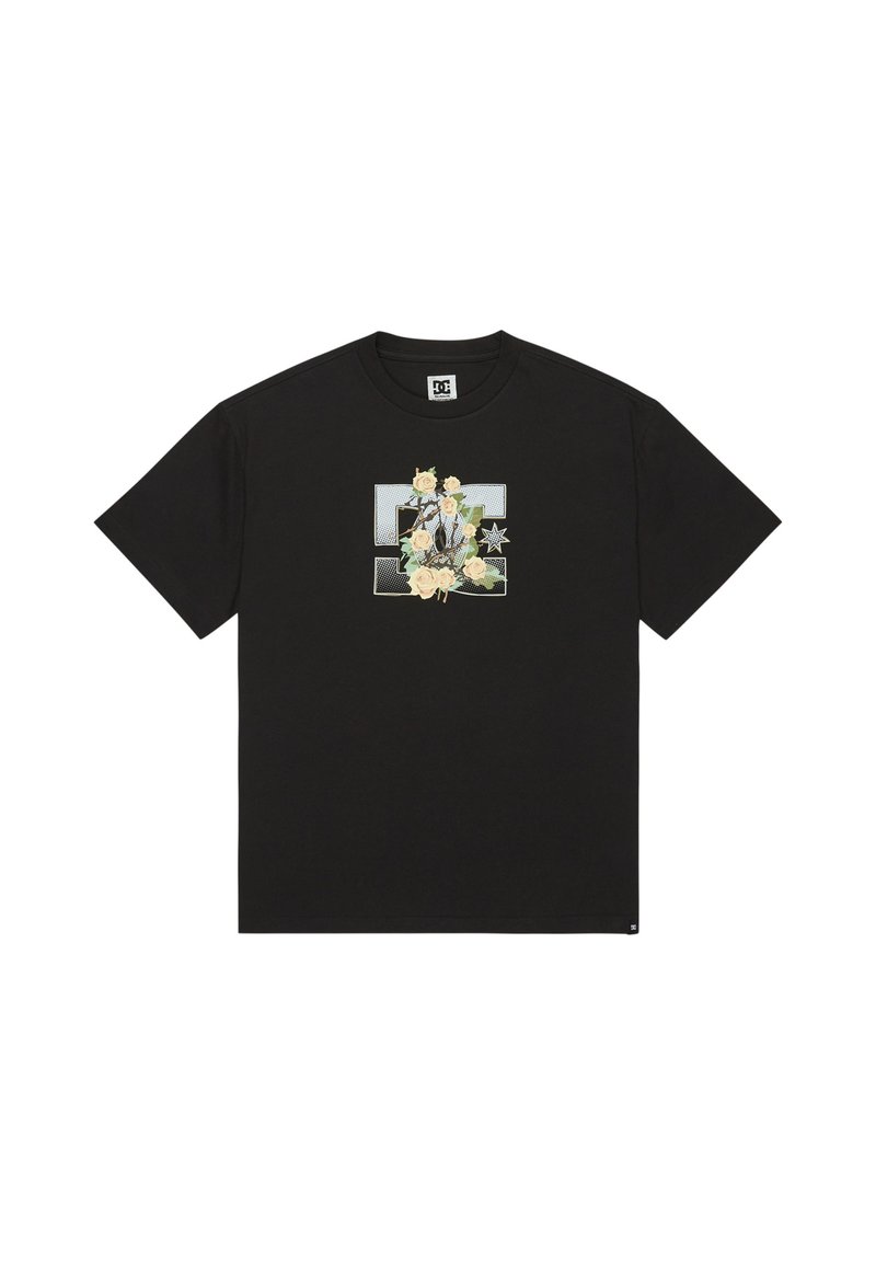 DC Shoes T-shirt print zwart