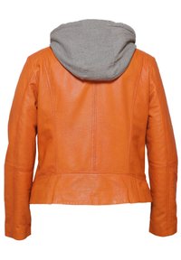 Maze Lederjacke - tangerine