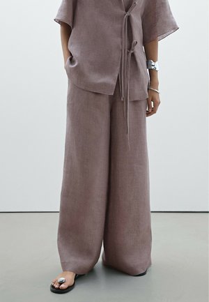 FLOWING  - Bukser - lilac