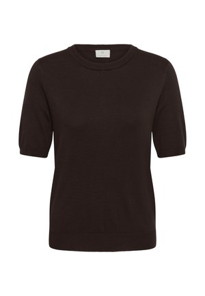 Kaffe, KAFFE KALIZZA O-NECK PULLOVER - T-shirt basic - coffee bean