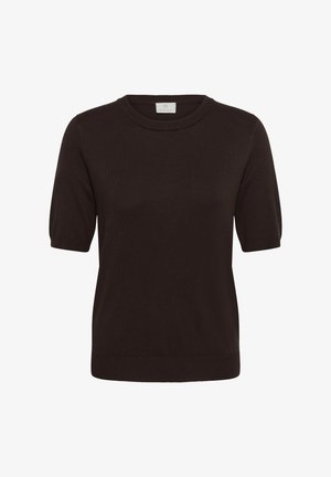 Kaffe, KAFFE KALIZZA O-NECK PULLOVER - T-shirt basic - coffee bean
