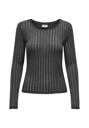 RUNDHALS SLIM FIT BEQUEMES  - Long sleeved top - dunkelgrau