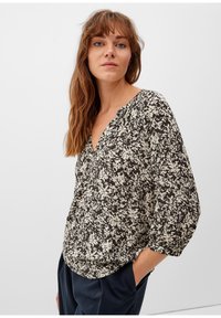 s.Oliver DOBBY - Bluse - navy