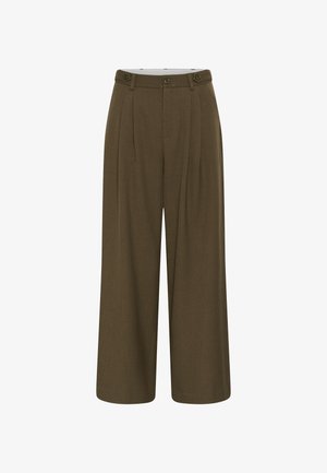 Gestuz, PANTS - Παντελόνι - slate black melange