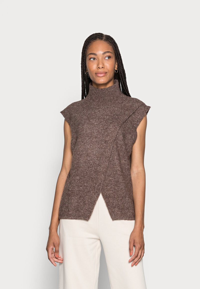 Kaffe TARIS Jersey de punto shopping bag melange/marrón Zalando.es