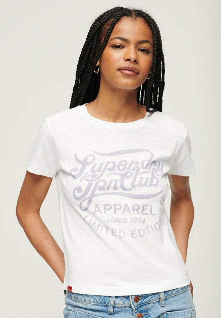 Maglietta Donna Superdry - Stampa Floreale, Taglio Casual, Cotone Morbido - copertina
