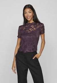 VILA VISTASIA - Bluza - plum perfect