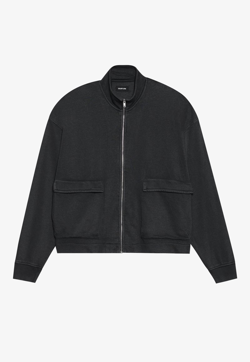 YOURTURN Sweater met rits grijs YOURTURN Sweater met rits grijs