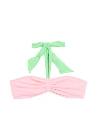 BANDEAU HALTER NECK TIE  - Bikinitop - juicy pink