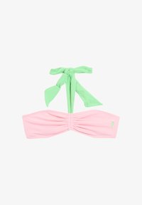 Juicy Couture BANDEAU HALTER NECK TIE Bikini Top Juicy Pink light juicy-couture-bandeau-halter-neck-tie-bikini-top-juicy-pink-light
