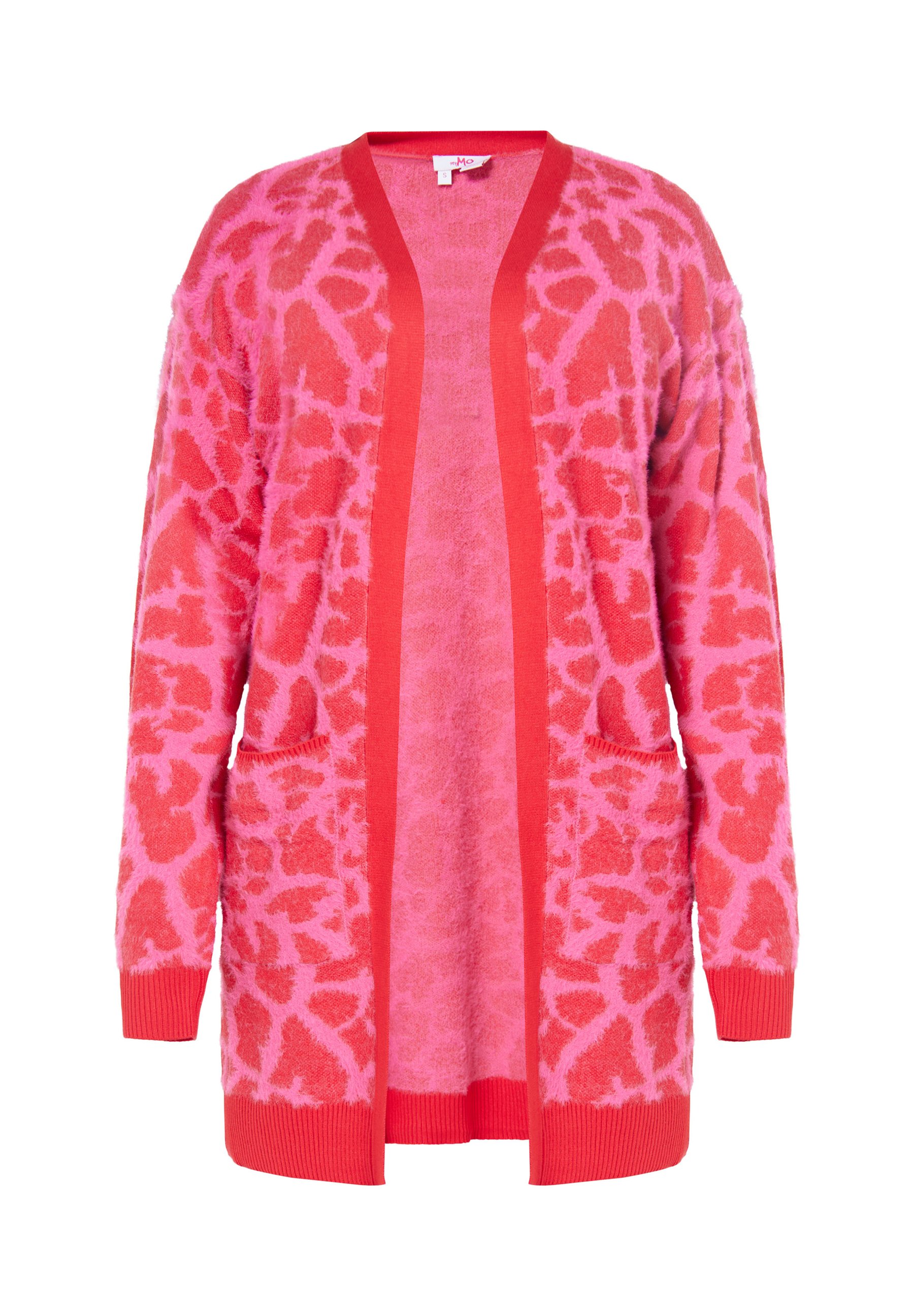 myMo Strickjacke pink rot/pink Zalando