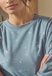 Next REGULAR FIT  - Pyjamahousut/-shortsit - blue snowflake