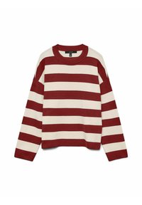 VMSILJE O-NECK BOXY - Džemperis - syrah