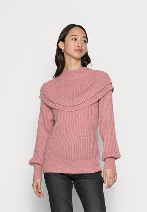 SWEATER RUFFLE - Pullover - blush