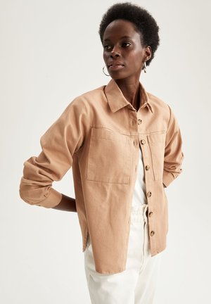 OVERSIZE FIT - Overhemdblouse - brown