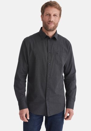 HUGH LANGARM REGULAR FIT - Hemd - anthra structure