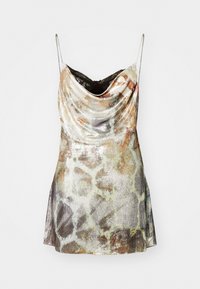 LEOPARD METALLIC MIRAGE MINI DRESS - Koktajl obleka/za zabavo - multi-coloured