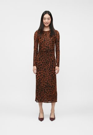 ASHLEY DRESS - Maxiklänning - burnt sugar/black