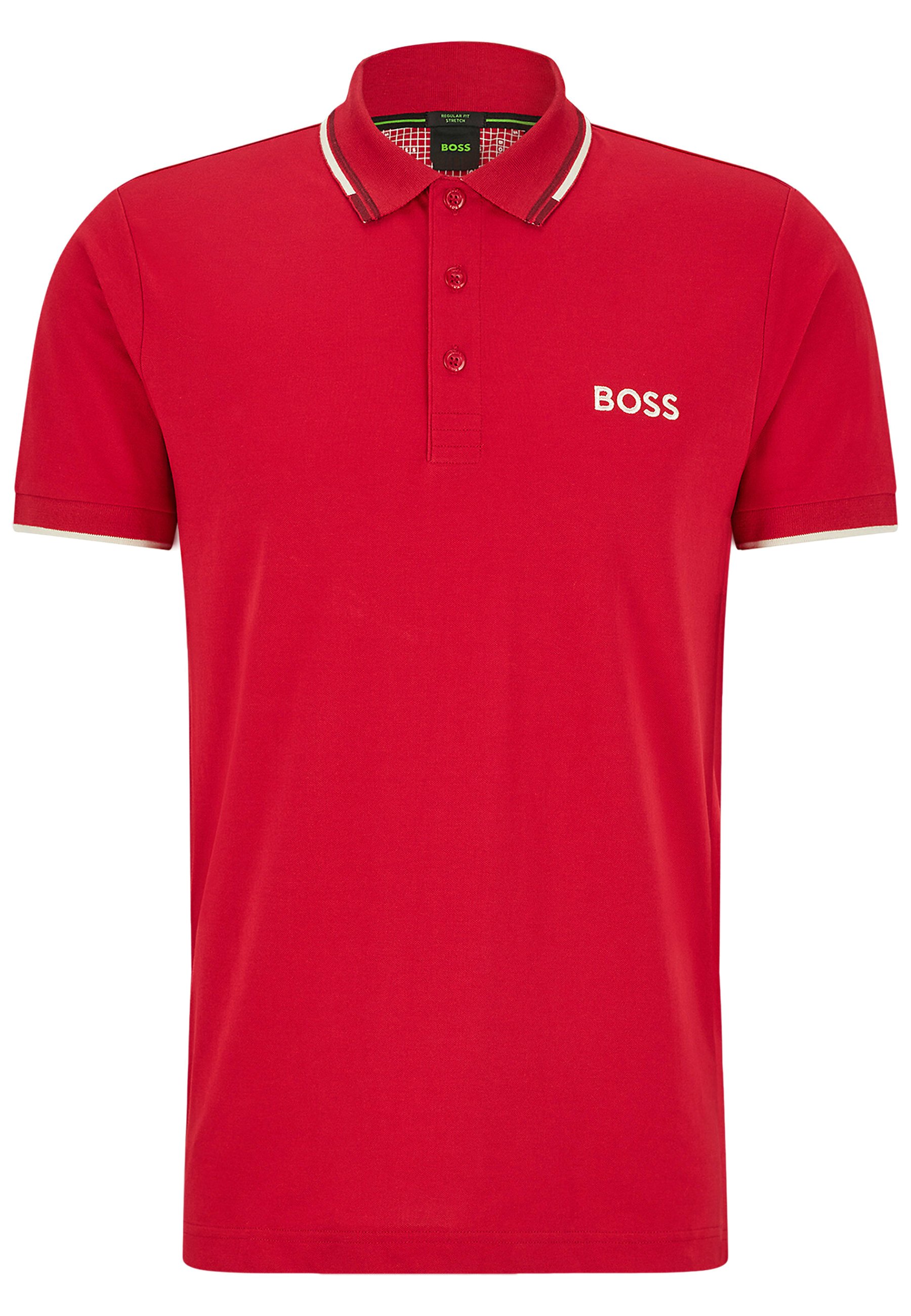 BOSS PADDY - Poloshirt - red six/rood gemêleerd - Zalando.nl