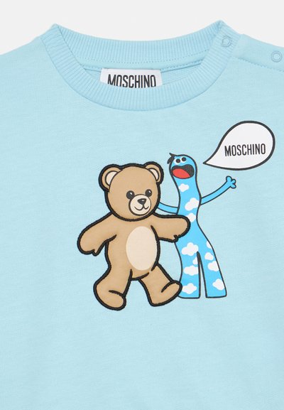 MOSCHINO BABY UNISEX - Sportinis megztinis - baby sky blue