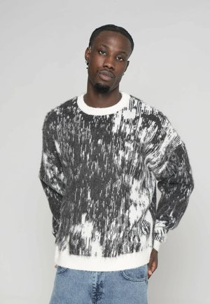 OVERSIZE - Strickpullover - black
