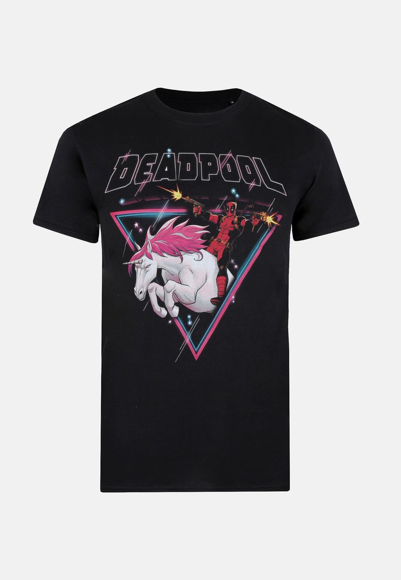 T-shirt Homme Marvel Deadpool - Taille XL - Gris - Motif Licorne - Coton - Occasion Très Bon État