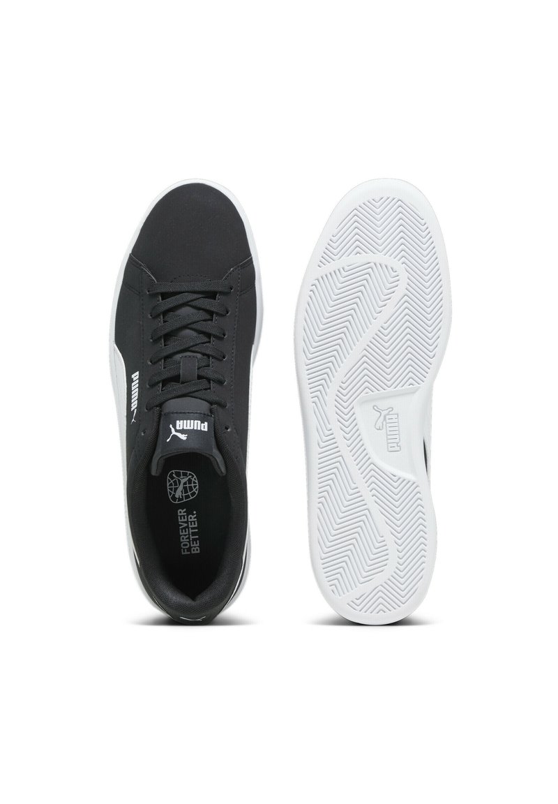Puma SMASH BUCK - Tenisky - black/white