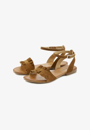 LASCANA Sandals - camelfarben