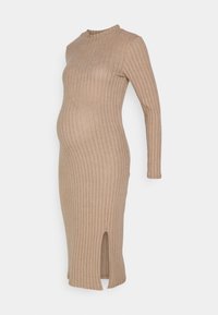 VMMASTA CALF DRESS - Pullover - beige