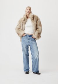 LeGer by Lena Gercke FERGIE JACKET - Kort kåpe / frakk - greige