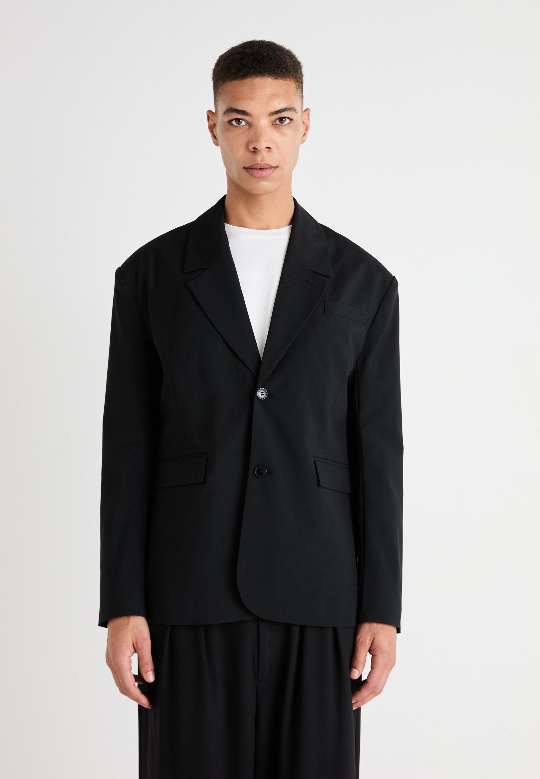 Weekday OVERSIZED SINGLE BREASTED - Blazer jacket - black 