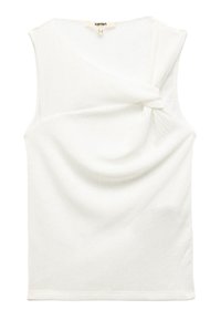 ASYMMETRIC SLEEVELESS - Top - white