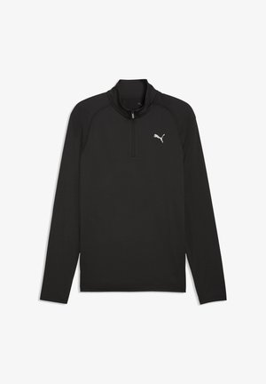 M PWRTRAIN MIX 1/4 ZIP - T-shirt à manches longues - puma black