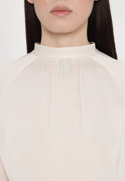 Filippa K STAND COLLAR  - Blouse - cream