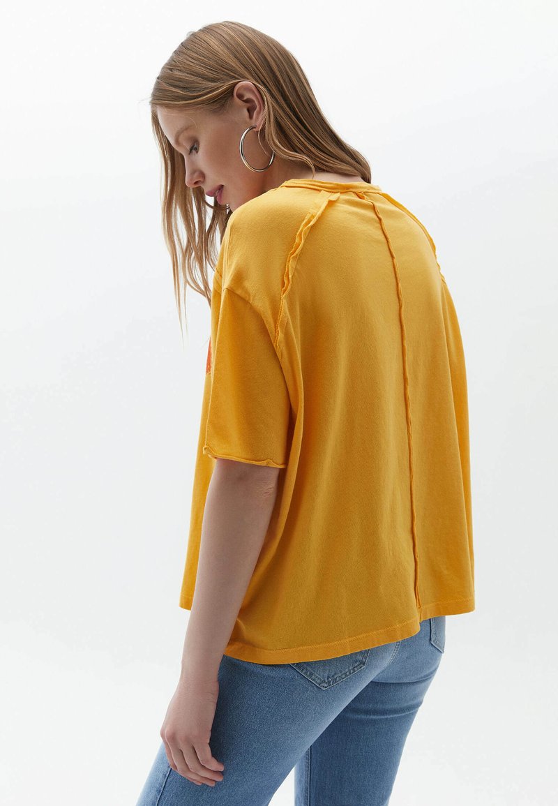 Damen T-Shirts | OXXO T-Shirt print radiant yellow/dunkelgelb-meliert - EG00831 Damen T-Shirts | OXXO T-Shirt print radiant yellow/dunkelgelb-meliert - EG00831