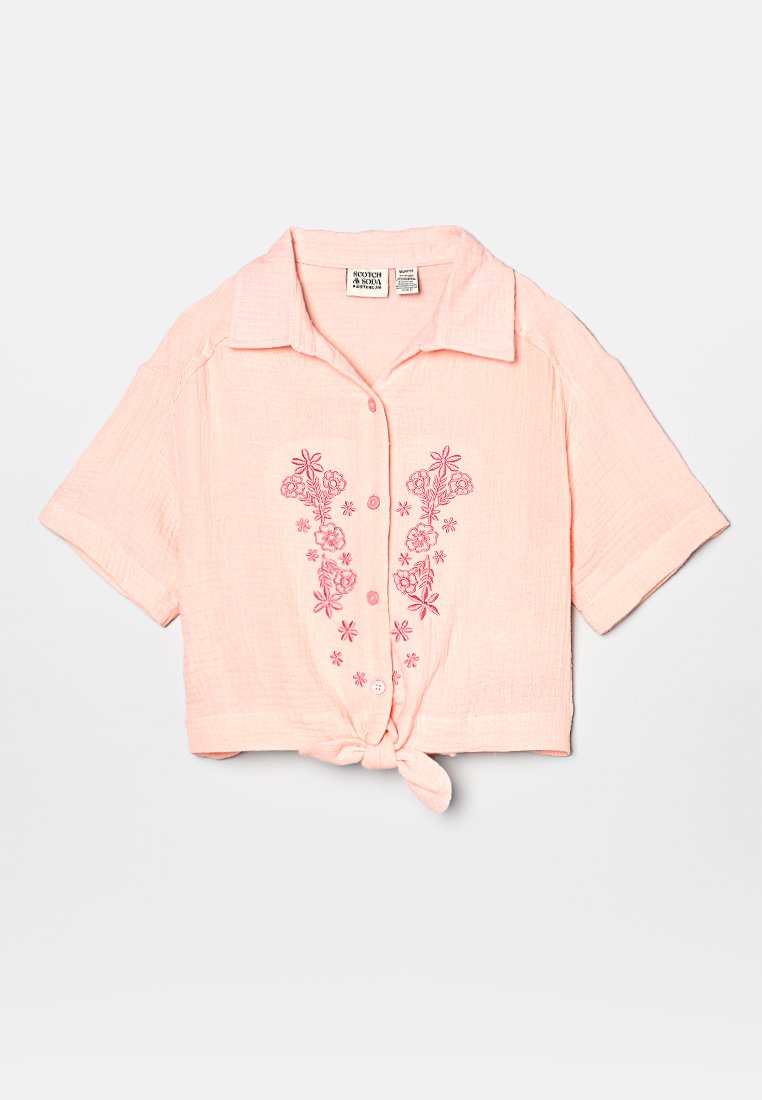 Scotch & Soda Overhemdblouse donkerroze Scotch & Soda Overhemdblouse donkerroze