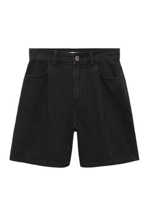 Farkkushortsit - black denim
