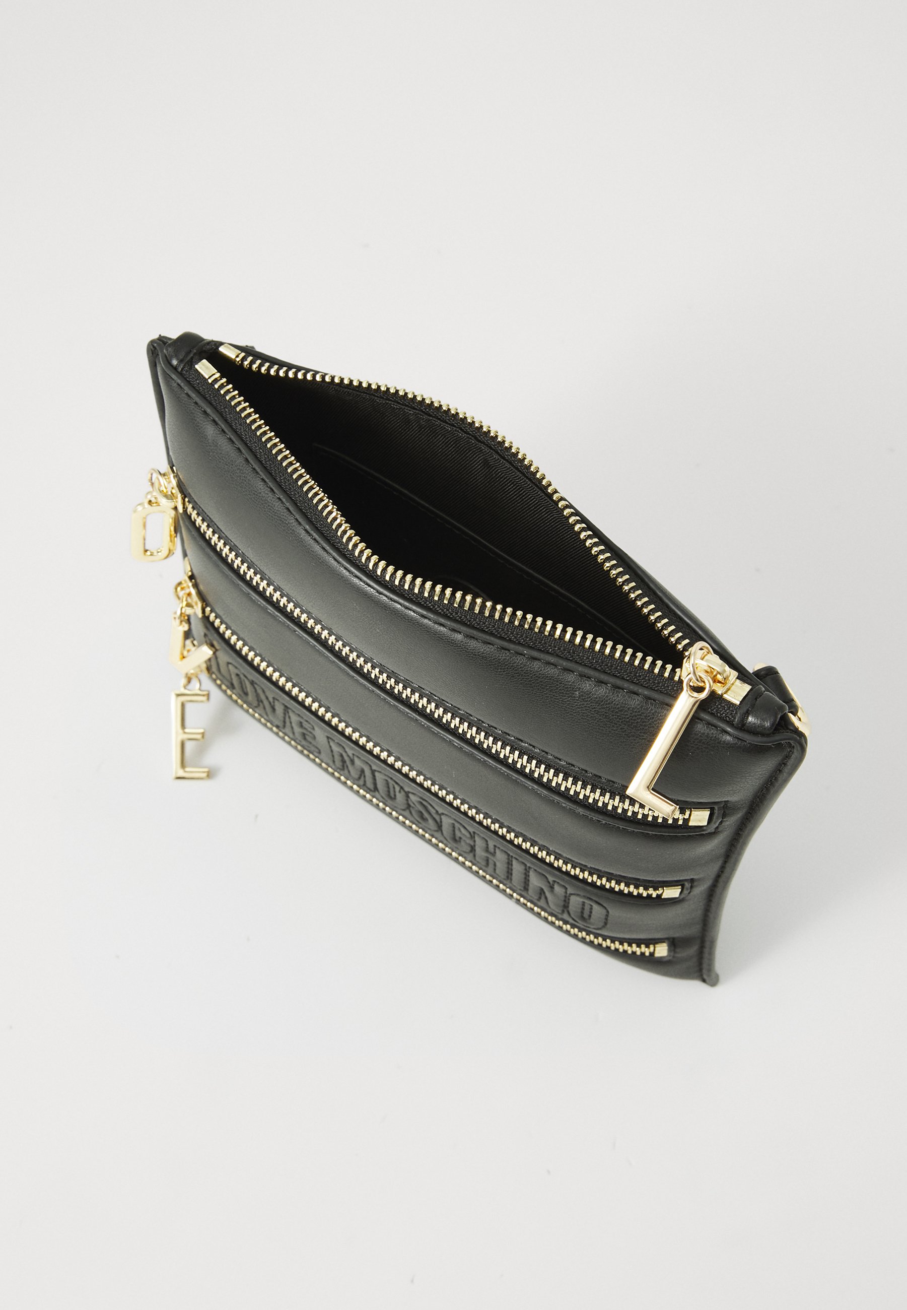 Love Moschino ZIPLINE - Borsa a tracolla - black/nero - Zalando.it