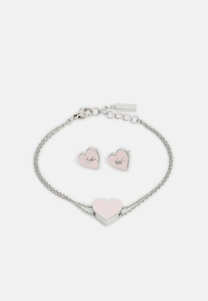 LOVE MY CROC SET - Earrings - silver-coloured