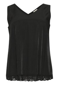 Kaffe Curve Blus - mottled black