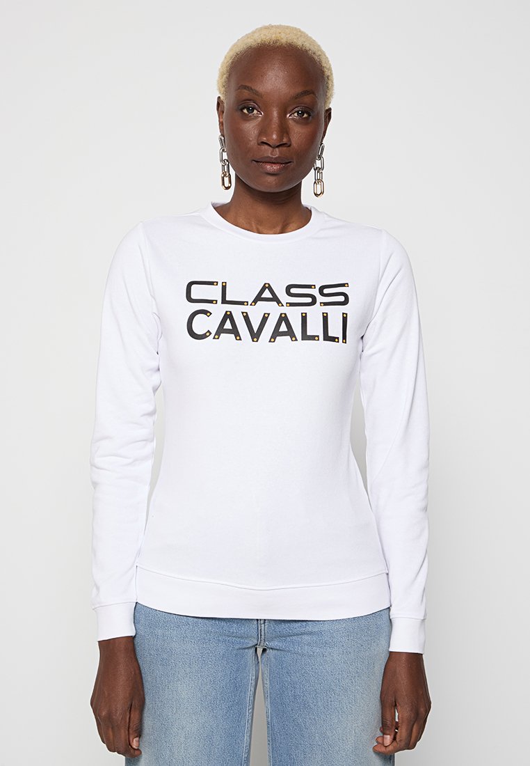 Cavalli Class Sweater wit Cavalli Class Sweater wit