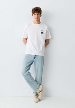 Mango Kids, TEEN - T-Shirt print - off white