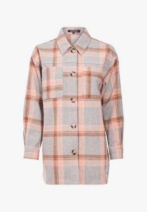 BONOBO Jeans WEIT GESCHNITTENE - Kurzmantel - rouge clair