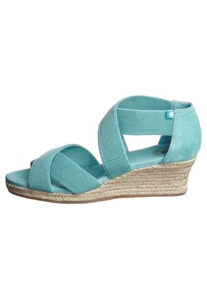 Keilsandalette - turquoise