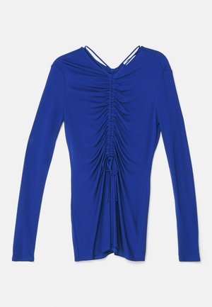 Proenza Schouler White Label LONG SLEEVE - Bluză cu mânecă lungă - blueberry