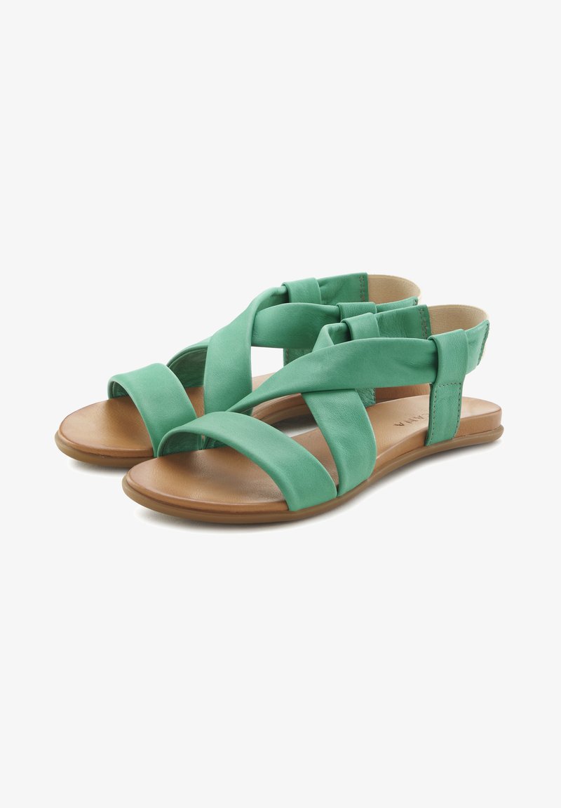 LASCANA Sandals - grün